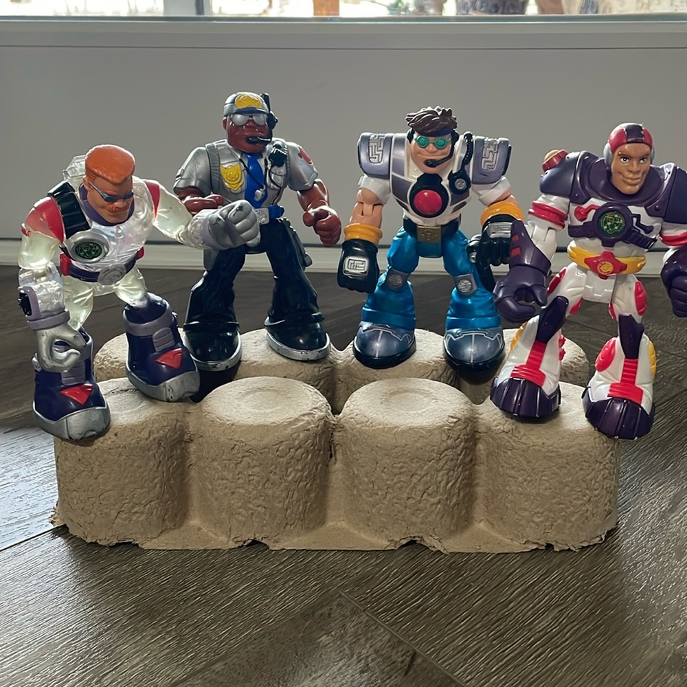 Mattel Rescue Heroes Lot of 4